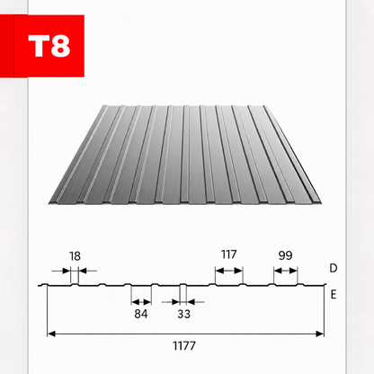 T8 Trapézlemez