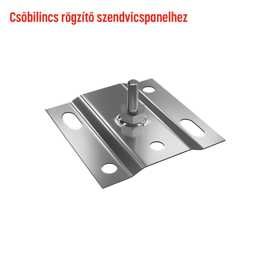 Csőbilincs rögzitő szendvicspanelhez