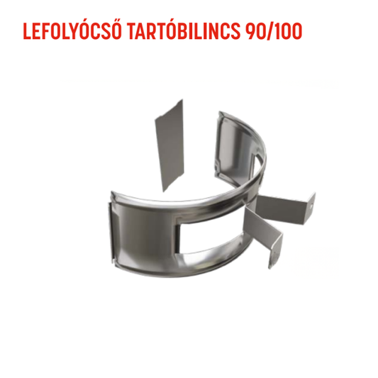 Lefolyócső tartóbilincs