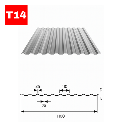 T14 Trapézlemez