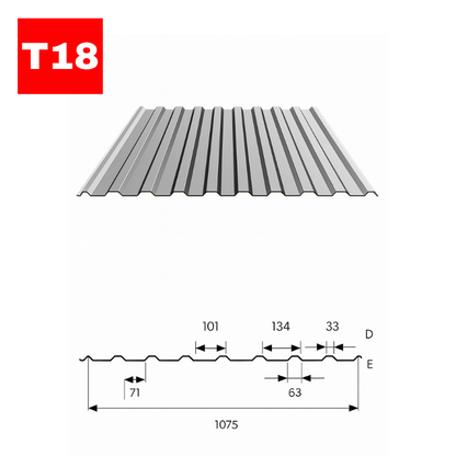 T18 Trapézlemez