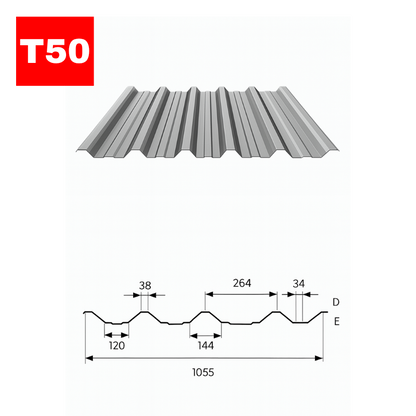 T50 Trapézlemez