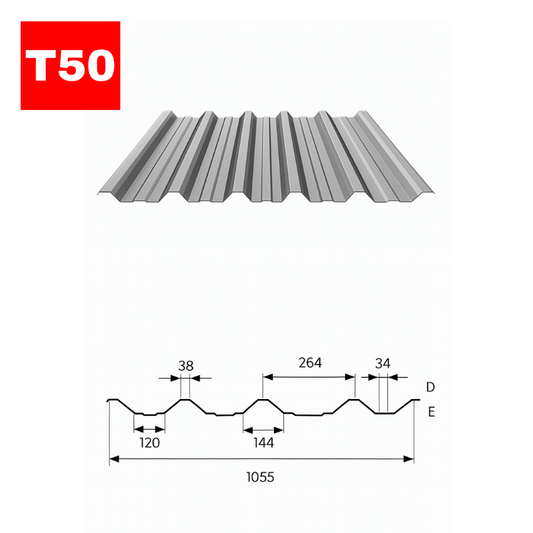 T50 Trapézlemez